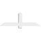 Ekena Millwork Eugene Architectural Grade PVC Gable Bracket, 48"W x 16"H x 4"D x 4"F, 8/12 Pitch GBP048X16X0404EUG00 - alternate 2